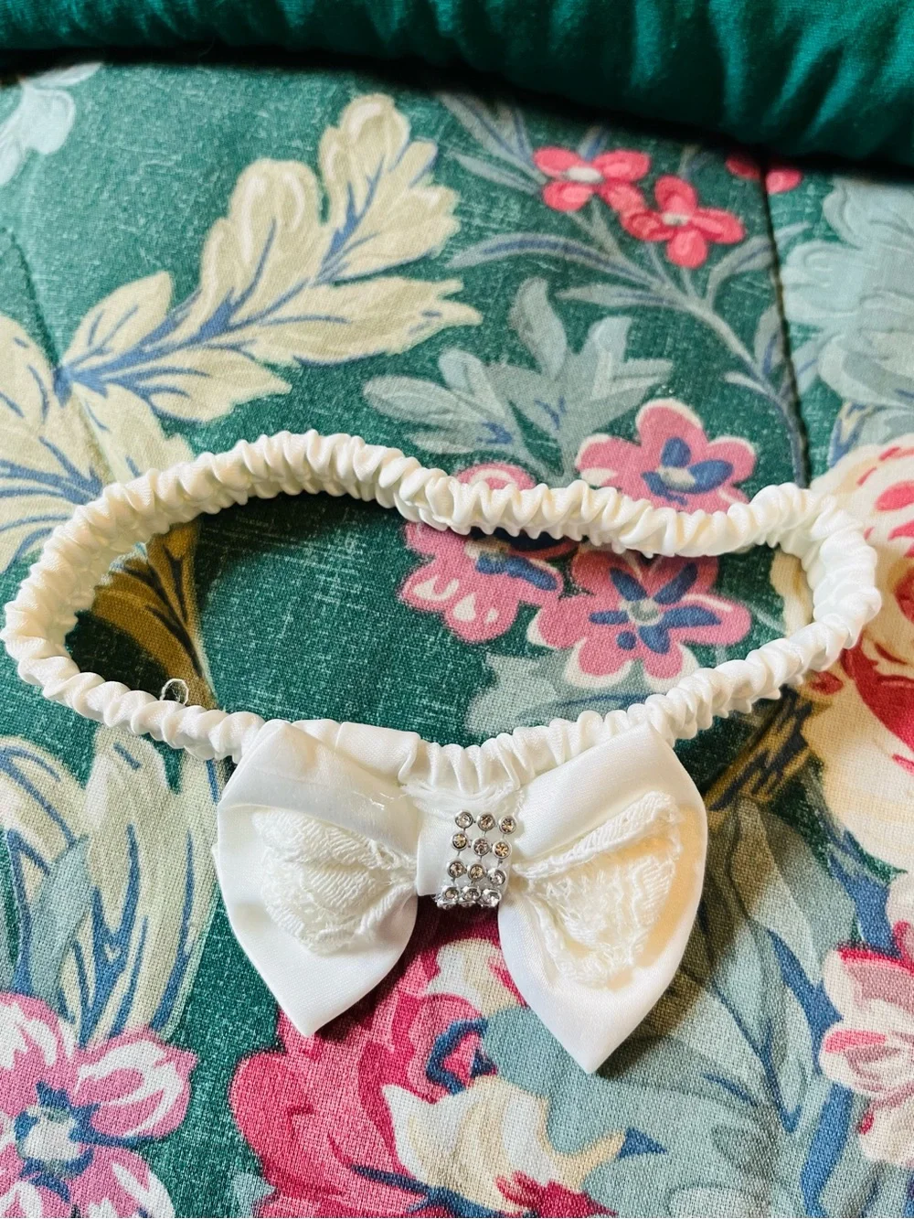Girls grace white Lace Bow Formal Dress, baptism outfit or any events